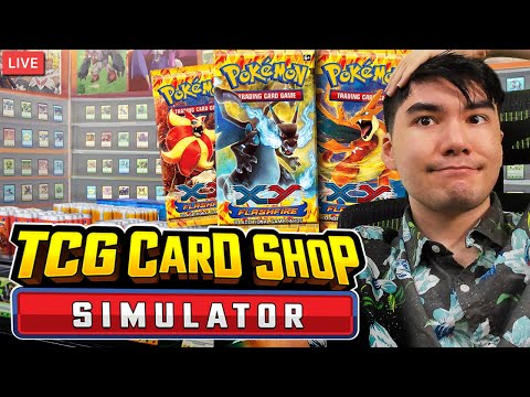 🔴PHIL OPENS A POKEMON CARD SHOP ! TCG CARD SHOP SIMULATOR + POKEMON MOD 🔴