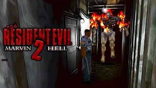 最終回【Marvin Hell 】マービンが大量のゾンビに襲われる超鬼畜バイオ２に初挑戦＃３【 Resident Evil 2 Marvin Hell 】