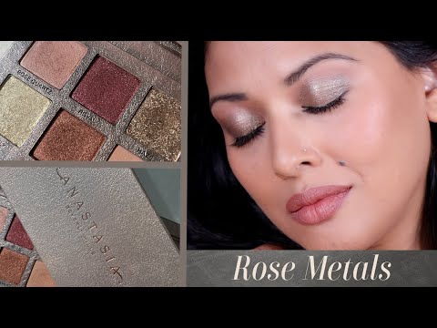 Anastasia Beverly Hills Rose Metals | 4 Looks | Swatches | Review