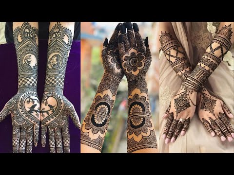 Easy Dulhan (bride) Mehendi Designs For Full Hands//Wedding Mehndi Designs//Bridal Mehndi Designs