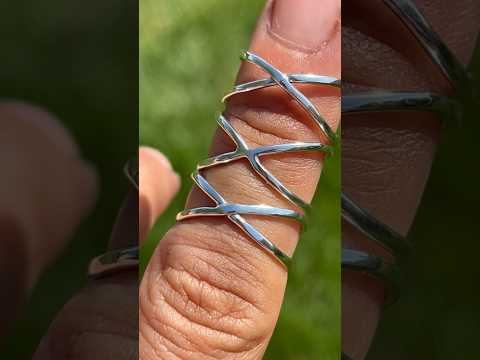 1 ring, 3 ways #silversmith #metalsmith #handmadejewelry #asmr #handmade #handmadering #diy #silver