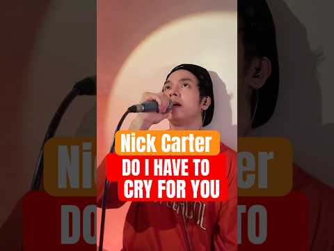 Do you remember this song off of Nick Carter’s solo album? @nickcarter #DoIHaveToCryForYou #vocals