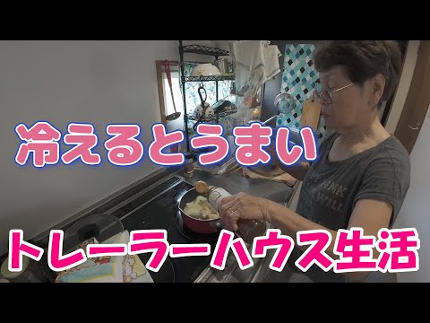 【トレーラーハウス生活】友達からもらった冬瓜で、冷えると美味しい　#393