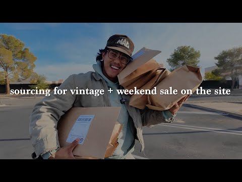 what $100 got me at the swap meet + huge weekend sale on my vintage website