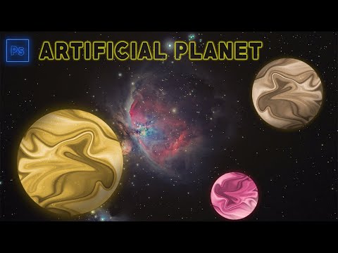 ARTIFICIAL PLANET MANIPULATION SPEED ART | PHOTOSHOP CC 2021