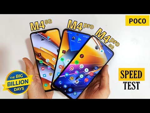 Poco M4 5g vs Poco M4 pro vs Poco M4 pro 5g Speed Test Comparison | Which is Better?