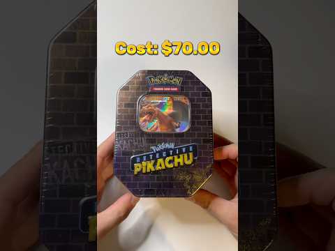 Detective Pikachu Tin Opening