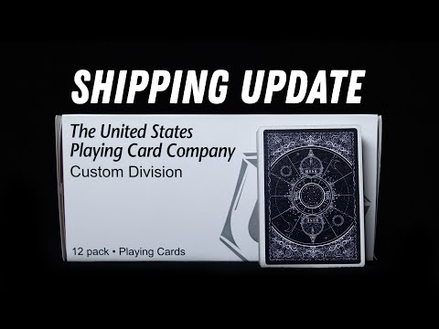 Rise Playing Cards Shipping Update!!! + GIVEAWAY