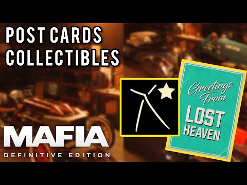 All Post Card & Hidden Car Locations (Car Thief Number One) - Mafia: Definitive Edition (4K HDR)