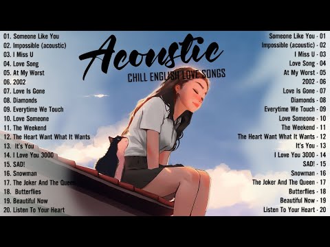 Best Acoustic Songs 2024 🌈 Chill English Acoustic Love Songs 2024 Cover 🌈 Chill Music 2024