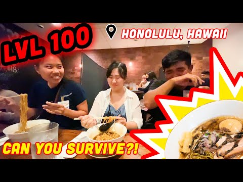 HONOLULU HAWAII SPICIEST RAMEN!!! - Can you survive?! (Honolulu,Hawaii)