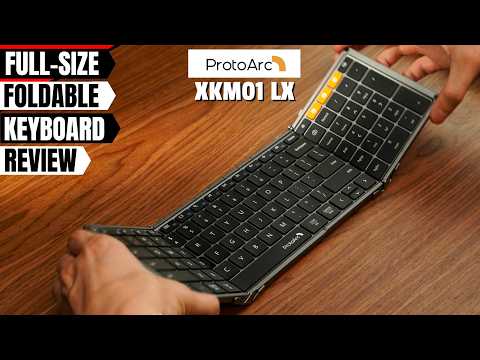 I TESTED THE TOP PORTABLE KEYBOARD IN 2024 - ProtoArc XKM01 LX