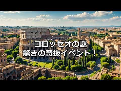 歴史の雑学～古代ローマの競技場での奇妙なイベント～