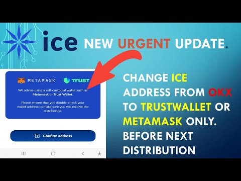 Ice network update/ Add ice network on trust wallet or metamask / ice distribution on trustwallet