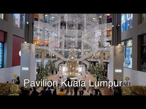 Discover Christmas Decorations in Pavilion Kuala Lumpur -4K Video-