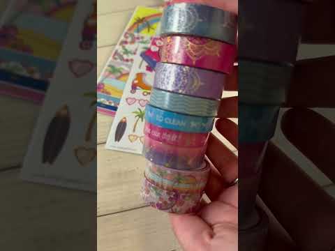 New #washi #unbox and #swatch #simplygilded washi orders! 🌈 #asmr #haul #crafting