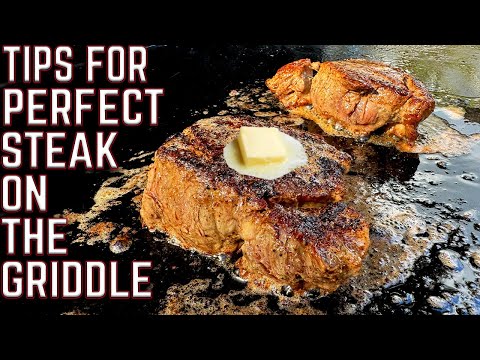 TOP TIPS FOR THE BEST STEAKS ON THE GRIDDLE!  FILET MIGNON ON THE FLAT TOP GRIDDLE - TOP SECRETS!