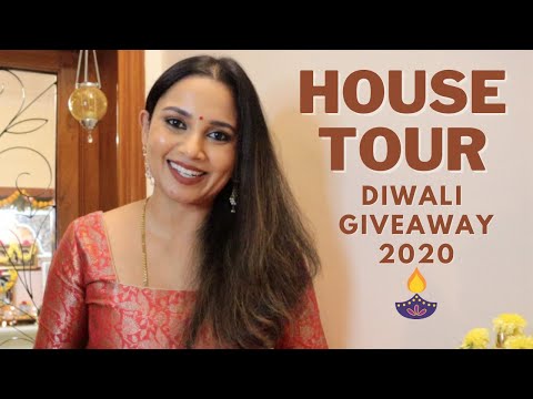 HOUSE TOUR | DIWALI GIVEAWAY 2020 | Deepavali Celebration | Kannada Vlogs