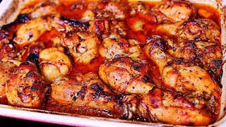 Slowly Baked Fall off the bone Chicken - Easy Baked Chicken Drumsticks Recipe