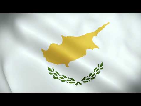 [10 Hours] Cyprus Flag Waving - Video & Audio - Waving Flags