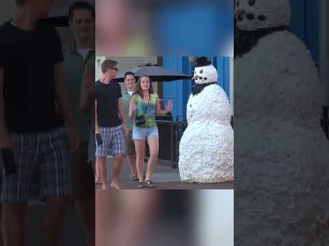 The Scary Snowman is Back – Summer Edition!