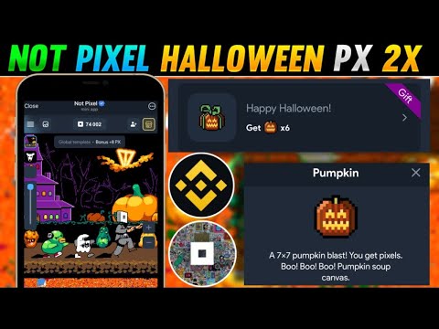 Not Pixel Halloween 🎃 2X Pixel Coin | Not Pixel Airdrop | NOT PIXEL NEW UPDATE |@legal_crypto