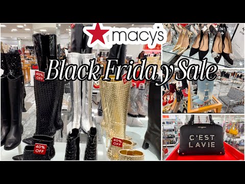 Macy’s Black Friday Sale 40% - 50% OFF Select Heels Boots Sneakers Browse With Me