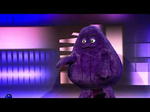 Grimace accepts their 28th Annual Webby Award #Webbys