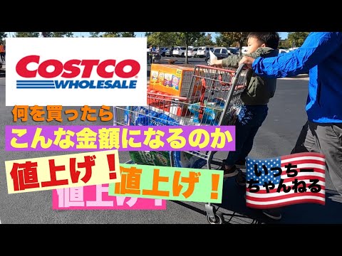 【アメリカのコストコで買い物】久しぶりのCostco！欲しいものを決めていったのに！？ちょっと買い物しただけでこんな金額になるなんて...インフレ、物価の高いアメリカで爆買いはできない！