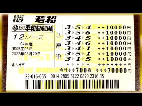 500倍に万張りして1日を締め括る爺さん【競艇・ボートレース】