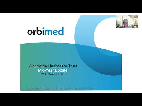 Worldwide Healthcare Trust - Investor Update Webinar - Thursday, 12th October 2023