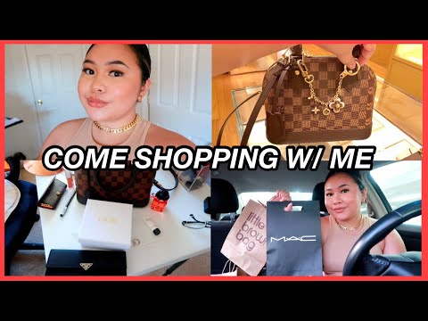 COME SHOP WITH ME| LOUIS VUITTON, BLOOMINGDALE'S & MORE/ VLOGMAS DAY 16