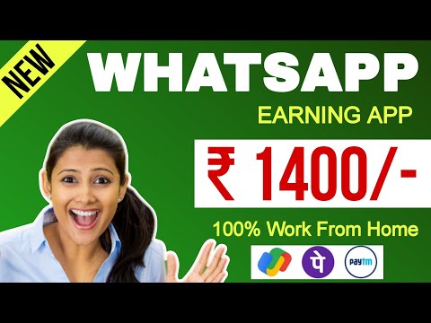 🤩 WhatsApp Job ➡️ Work From Home 🤯 100% Free 💥 New Earning app / Moneytalks