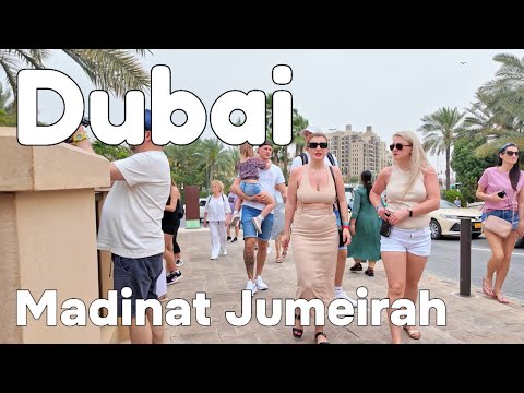 Dubai 🇦🇪 Souk Madinat Jumeirah, Bur Al Arab View [4K] Walking Tour