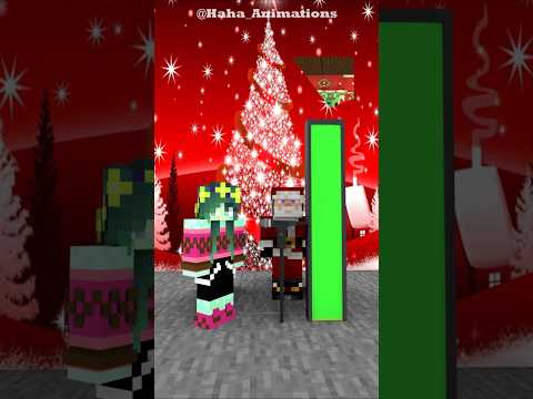 Zombie Family and Christmas #minecraftanimation