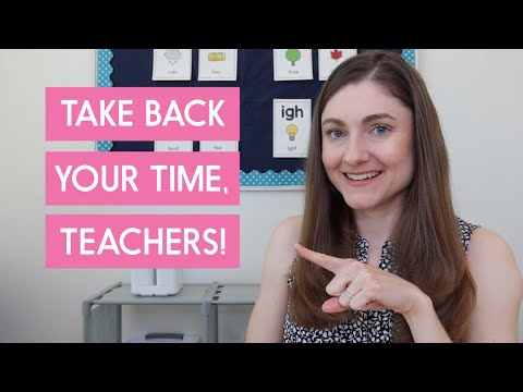 How to Work Less This School Year!