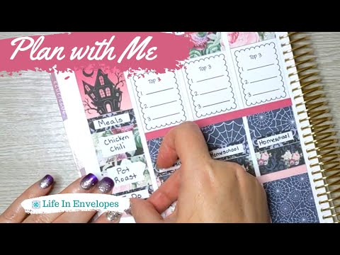 Plan with Me / Erin Condren / LifePlanner / Vertical / Life In Envelopes Stickers