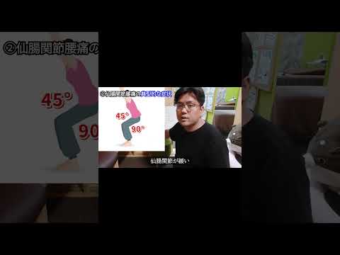 【家で出来る仙腸関節の攻略法】香川県丸亀市垂水町のニコニコ接骨院 #Shorts