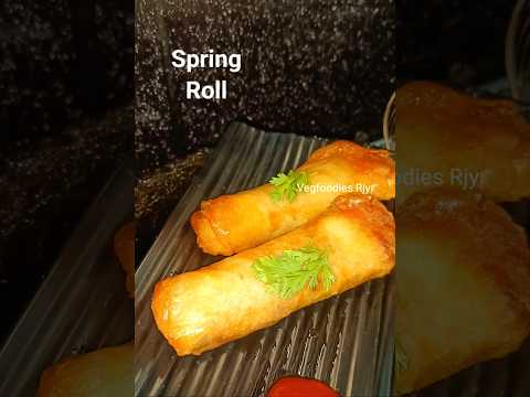 #vegtables spring roll recipe #restaurant style spring roll @VegfoodiesJ