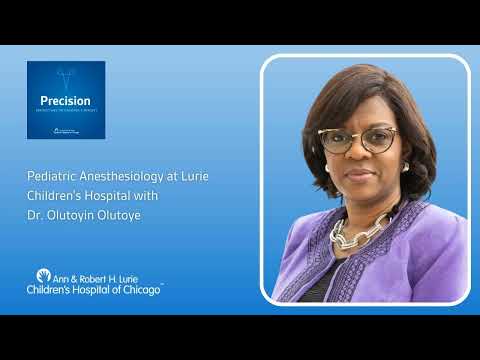 Pediatric Anesthesiology at Lurie Children's Hospital with Dr. Olutoyin Olutoye