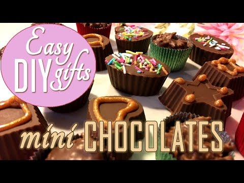 ✶ Easy DIY Gifts: Mini Chocolates ✶