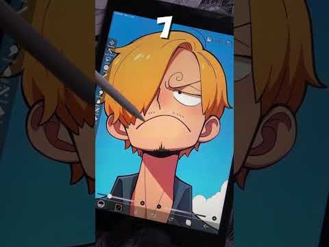 Drawing #sanji mouth in different styles ❤️‍🔥 #shorts #onepiece #mouth