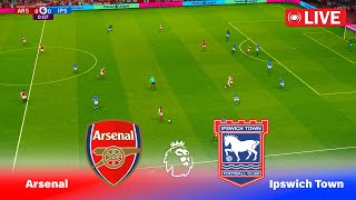 🔴LIVE : Arsenal vs Ipswich Town | Premier League 24/25 | Full Match | PES Game Simulation