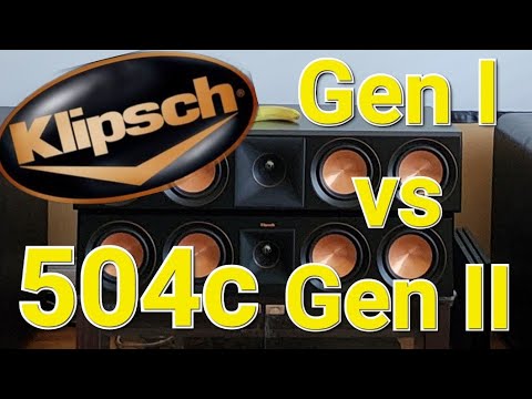 Klipsch 504c Gen II vs Gen I? Which to buy?! Center Channel Review / Tests