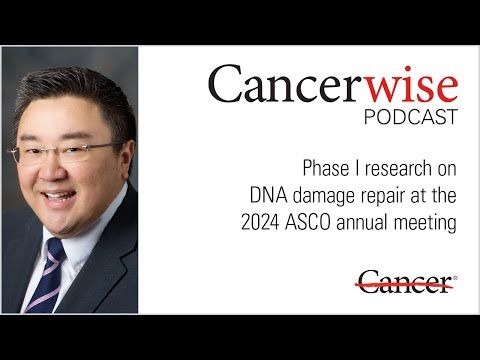 Phase I research on DNA damage repair at the 2024 ASCO annual meeting