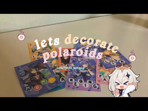 🍄lets decorate polaroids! ~collab w/ weemeg !