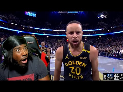 OMGG!! CURRY GOES CRAZY ON KLAY! "Golden State Warriors vs Dallas Mavericks Highlights" REACTION!