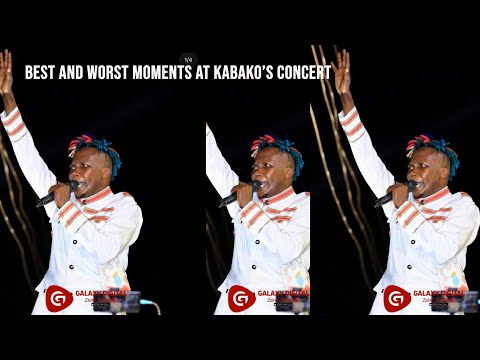 Best and worst moments from Kabako's concert.