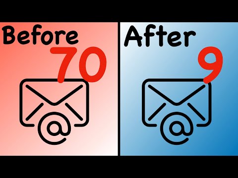 Reduce unwanted email in your inbox by two thirds | Email workflows