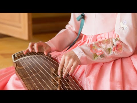 [1HR] Ocean Wave with Gayageum l Soothing, Relaxing Sound